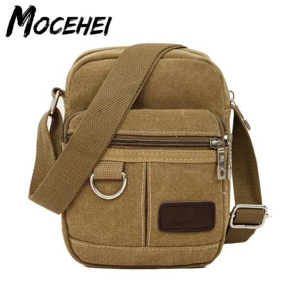 

men shoulder bag casual canvas vintage bags for business man bolsa js079