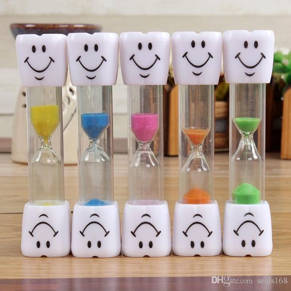 

sand clock 3 minutes smiling face the hourglass decorative household kids toothbrush timer sand clock gifts ornaments christmas fhh7-1781