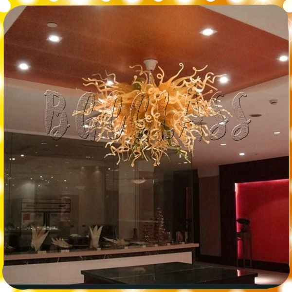 

new style light source contemporary european italian chihuly style 100% hand blown glass shade crystal chandelier for home deco