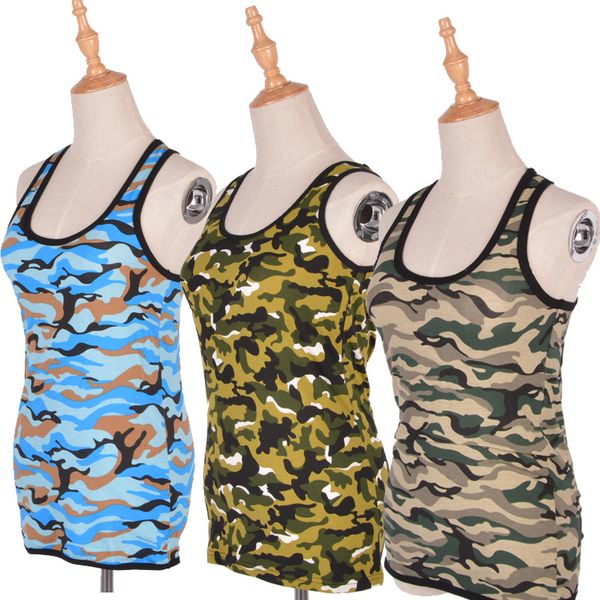 

women's camouflage vest in the summer style coon goods sleeveless coat render unlined upper garment, White