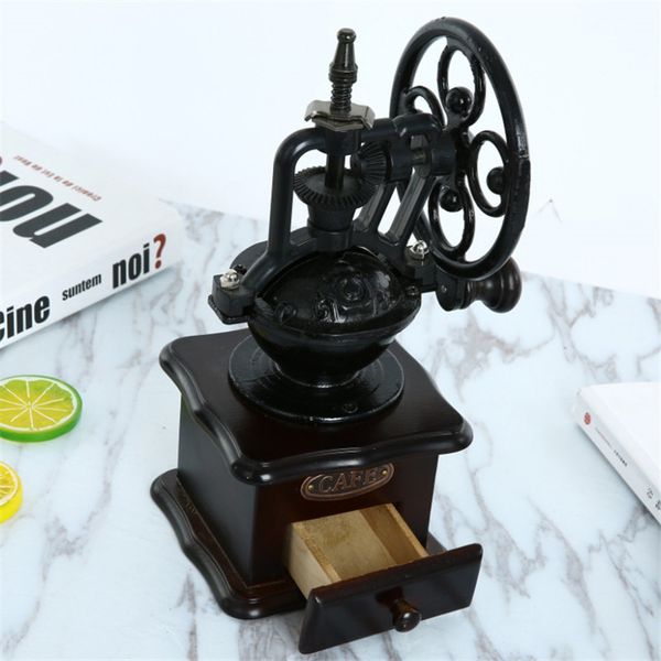 

qihang_retro style manual coffee grinder home coffee bean mill grinding hand coffee vintage maker price