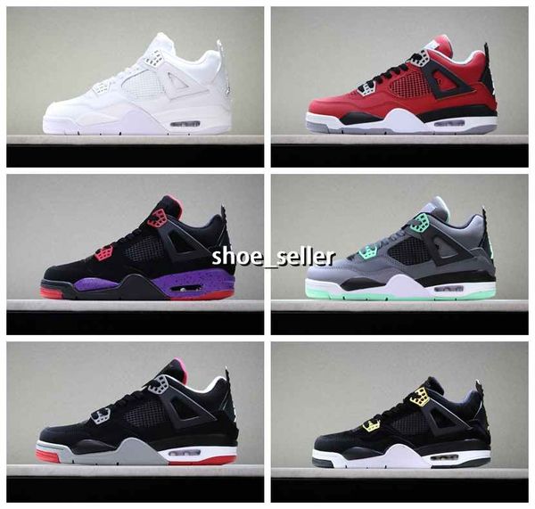 

2018 Cheap Sale IV Jumpman 4 Casual Zapatillas shoes AAA+quality 4s Black White Green Red Grey Men Women Jogging Sneakers Size 5-12