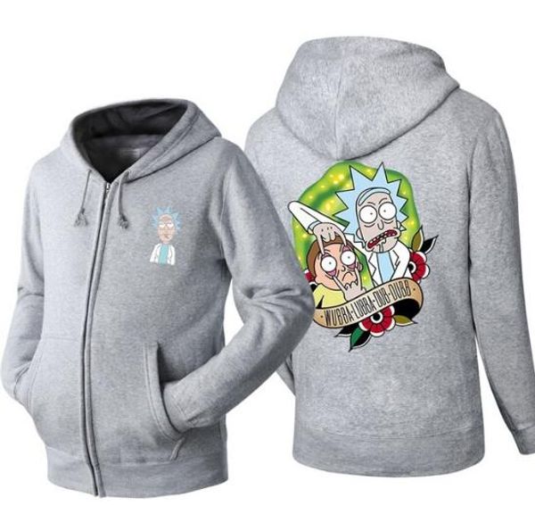 Ricky and morty Sweatshirt Anime hoody zippe
