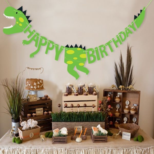 Wholesale Dinosaur Birthday Party Banners Baby Shower Decorations