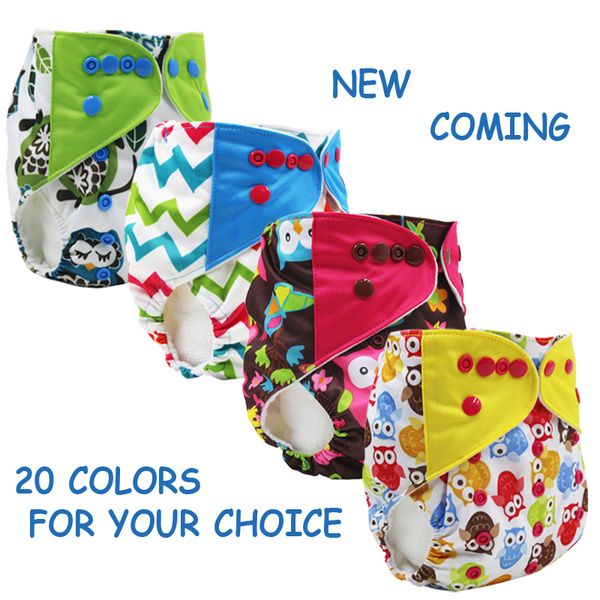 

wholesale-new coming  washable baby cloth diaper cover color tab waterproof baby diapers reusable cloth nappy suit 0-2years 3-15kg