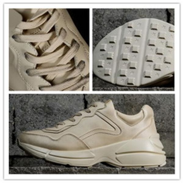 

Discount cheap Rhyton Vintage Trainer Sneaker Shop the latest luxury fashions from top designers yakuda,Leather sneaker,Casual Leisure Shoes