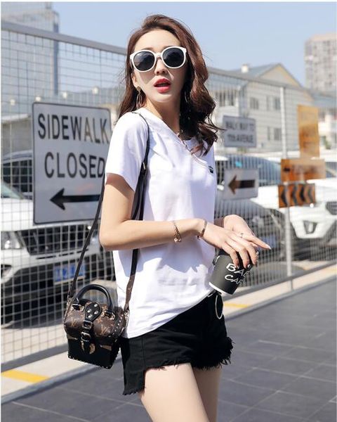 

China ize good quality hirt fa hion women t hirt ladie cotton t hirt plue ize hort leeve femme tyle model, White