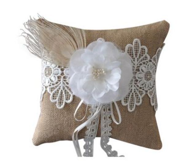 

wedding holiday sand beach linen feather floral pillow gift bride bolster wedding ceremony party stuff accessories dy 008