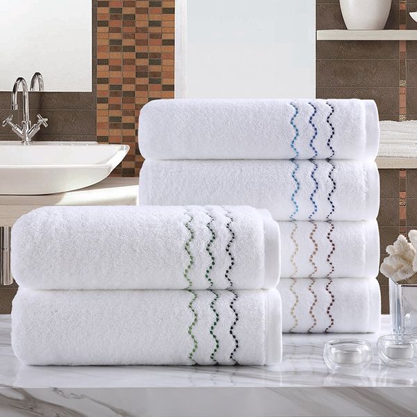

2018 new promotion toalla microfibra toallas plage towel cotton increase thickening men's and women's lovers soft suction