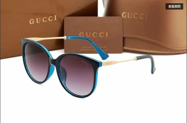 

2018 popular ungla e luxury women brand de igner quare ummer tyle full frame uv protection mixed color