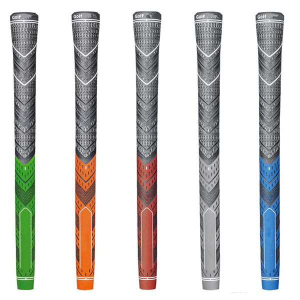 

New golf grip grey color rubber for golf iron driver tandard mid ize golf club grip dhl em hipping