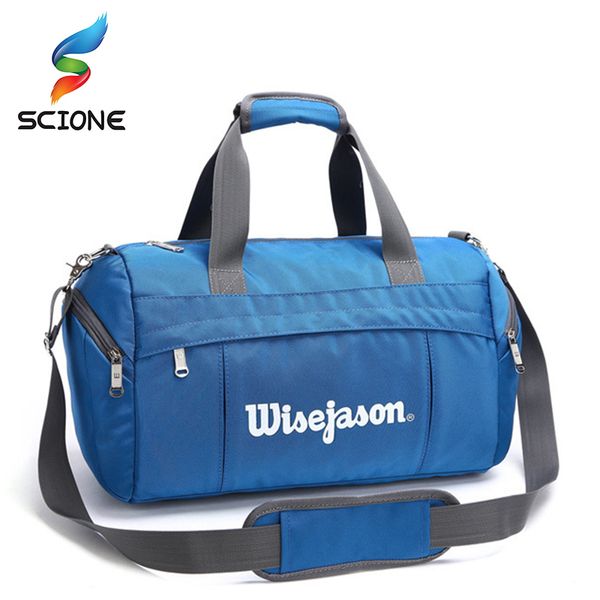 

waterproof nylon outdoor sports gym bag professional men women handbag large capacity luggage travel duffle yoga bags