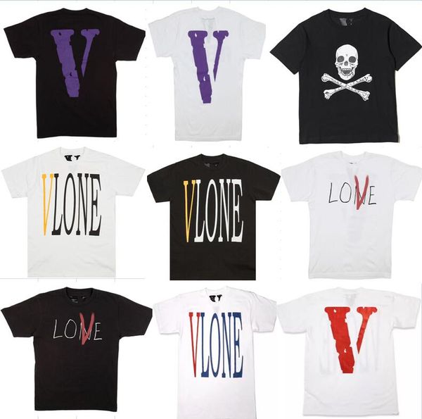 

Новый Стиль Классический Vlone POP зеленый желтый логотип большой V женщины мужчины ф