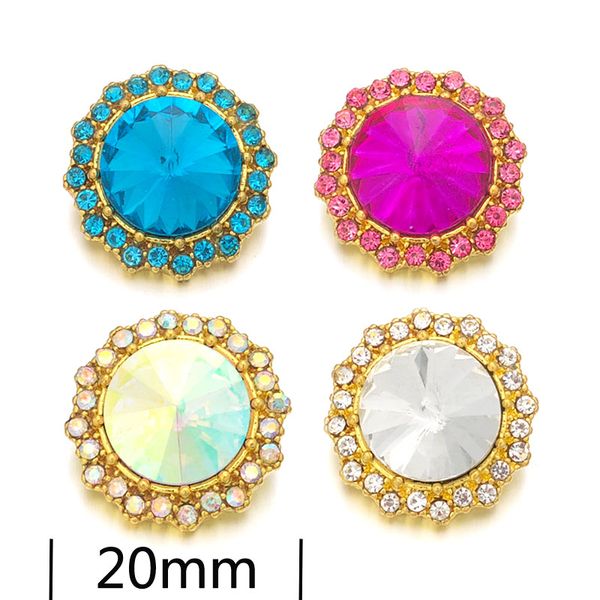 

fashion 079 flower 3d 18mm metal snap button for bracelet necklace interchangeable jewelry women accessorie findings