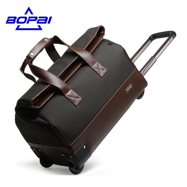 

trolley travel bags on wheels waterproof men's trolley luggage travel duffle bag 2017 maletas de viaje con ruedas