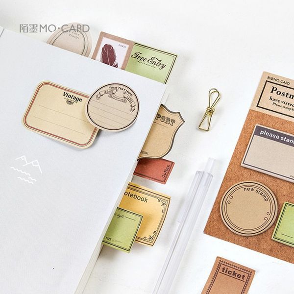 Ticket Series Antique Retro Memo Pad Paper Sticker Sticky Note