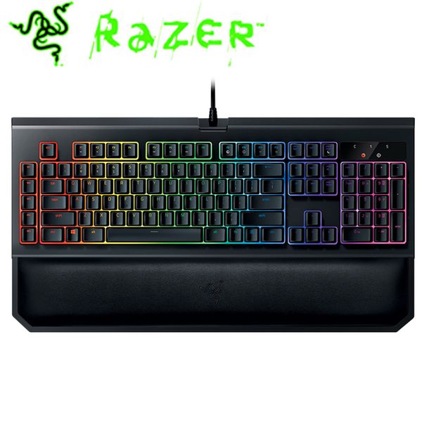 

Razer blackwidow chroma v2 wired gaming keyboard rgb ergonomic magnetic ad orption wri t re t green witche mechanical keyboard