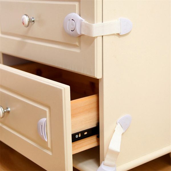 Hot Sale Kids Drawer Lock Baby Safety Lock Adhesive Door Cupboard