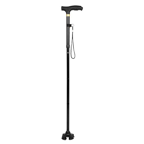 

multi-functional foldable cane elderly walking aluminum alloy walking hiking cane ys-buy