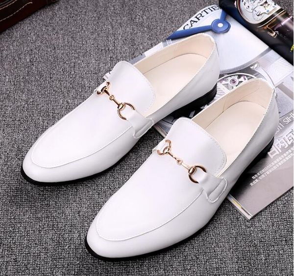 

2018 Мужская обувь мужские мокасины стилист металлические кнопки coloursmens дизайнер обувь мужчины роскошные мокасины 893