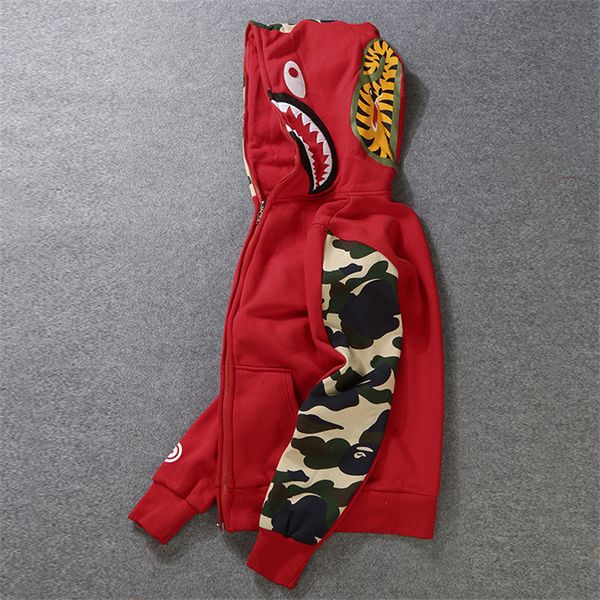 

mens women sportwear coat jogger tracksuit pullover fleece sweatshirt crewneck bird ovo drake black hip hop stusay hoodie men shark mouth