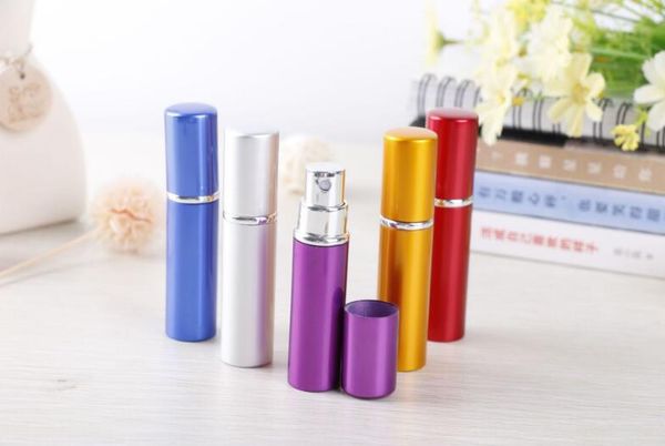 

5ml perfume bottles sub packed bulk metallic perfume tube