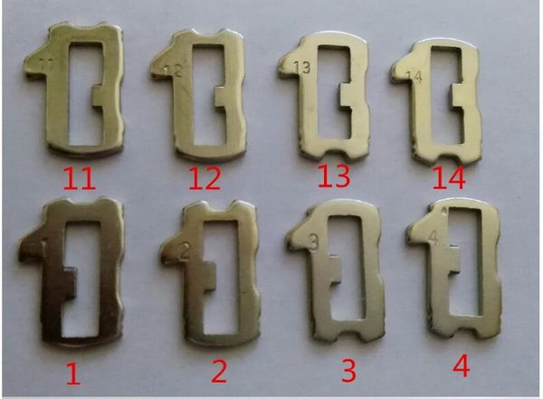 

copper car lock reed hu66 plate for audi vw volkswagen plate no 1 2 3 4 11 12 13 14 each 25pcs for vw lock repair kits181g