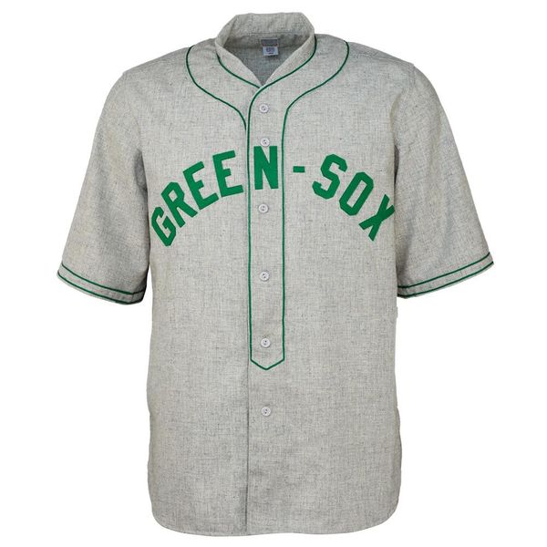 

Greensburg Green Sox 1938 Road Jersey 100% Stitched Embroidery Logos Vintage Baseball Jerseys Custom Any Name Any Number Free Shipping