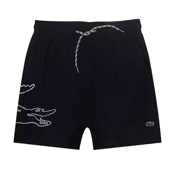 

male beach shorts men running sports pants basketball shorts man swimwear swimsuit boardshorts men surf shorts bermuda croco̴dile, White;black
