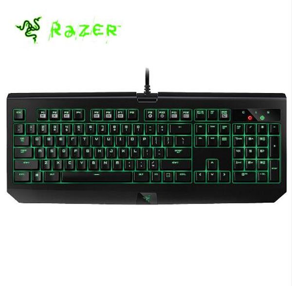 

original razer blackwidow ultimate 2016 wired gaming keyboard backlit programmable green switches us layout mechanical keyboard