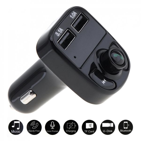 

bluetooth car mp3 music player kit auto radio audio stereo player hands-fm transmitter with usb charger