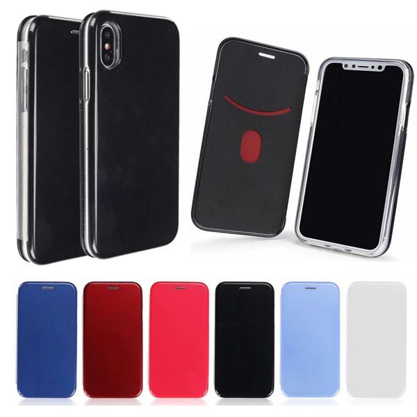 

Premium Hard PC TPU Magnetic Wallet Case Phone Cover Shell With Credit Card Cash Slot For iPhone X 8 7 6 Plus