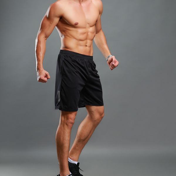 

summer men gyms shorts calf-length fitness bodybuilding fashion joggers workout crossfit beach short pants sweatpants, Black;blue