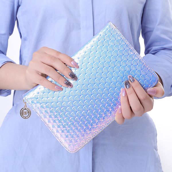 

born prey 72 slots holographic snakeskin nail stamping plate collection case mermaid template holder manicure plate organizer, White