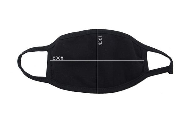 

50pcs Anti-Dust Cotton Mouth Face Mask Unisex Man Woman Cycling Wearing Black Fashion High quality 2018 good