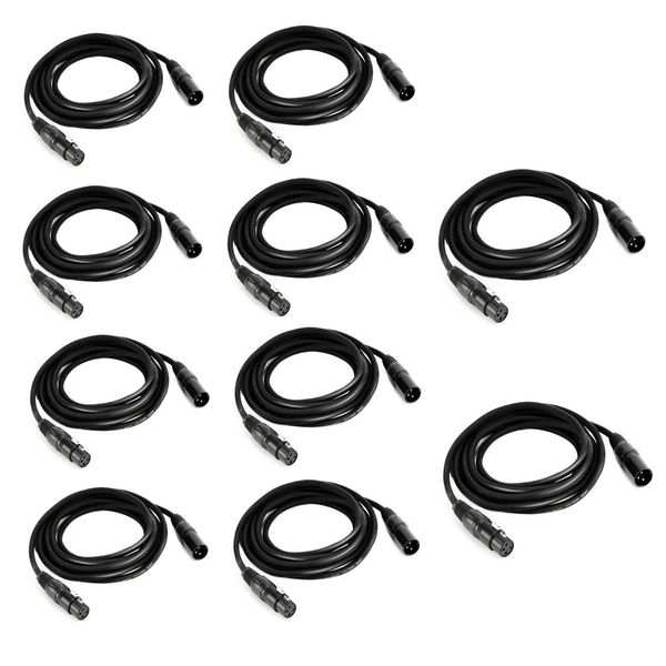 

3pin dmx cable with xlr connector 3pin-3pin signal xlr connection dmx cable length wire 2m 3m for moving head light par light