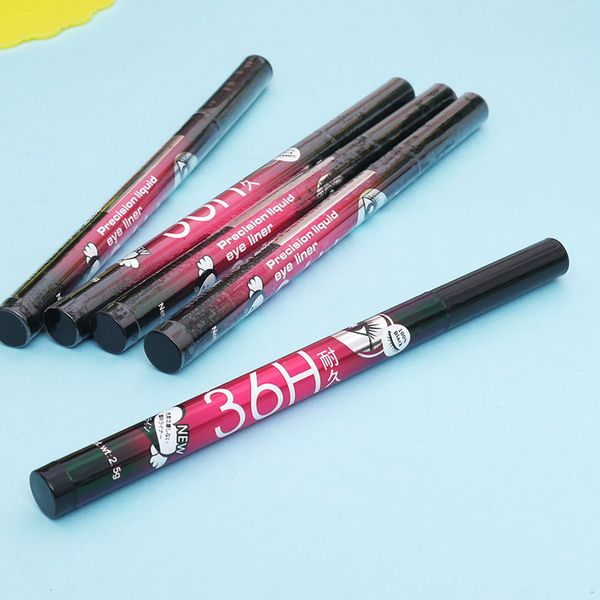 

waterproof women black liquid eyeliner make up eye liner pencil beauty comestic pen