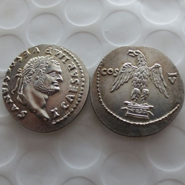 RM (31) Roman antigo -76 moedas de Varejo / Whole Sale Frete grátis Promoção Barato Preço de Fábrica boa casa Acessórios Prata