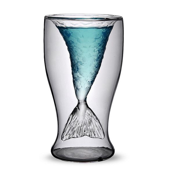 

70ml creative clear glass crystal mermaid wine cup mug cocktail glass gift ing