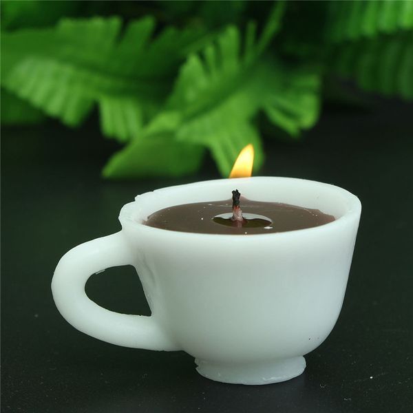 

кофейная чашка свеча воск свадебное мероприятие годовщина брака tealight свеча с держателем романтический украшения свечи