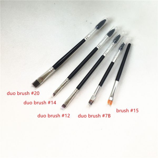 

ANAS DUO BRUSH #7 #12 #14 #20 #15 Double-ended Eye Brow / Lash Liner Brush - Beauty Cosmetic makeup brushes Blender