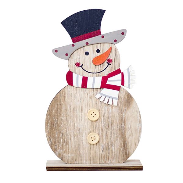 

christmas pendant drop orname snowman wooden shapes christmas ornaments craft xmas gifts decorations for home window