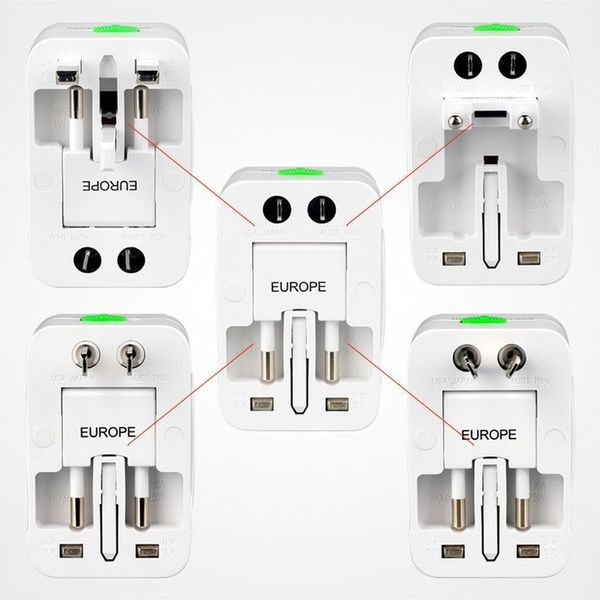 

global travel abroad conversion socket plugs adapter multifunction universal us/au/eu/uk plug travel power socket converter 50pcs/lot