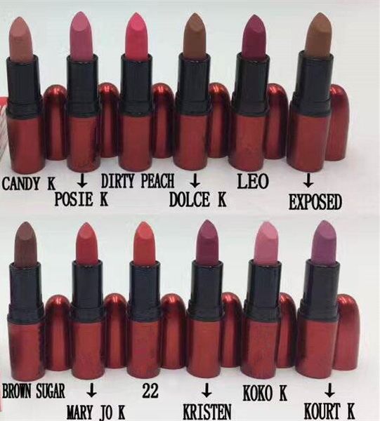 

Free Shipping ePacket New Makeup Lips K92A Diary Valentines Day Edition Matte Lipstick!12 Colors