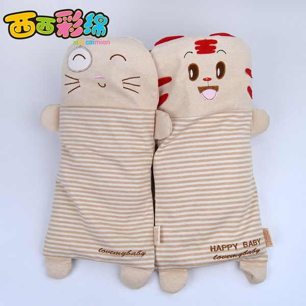 

2017 cotton 5 color cute cartoon baby shaping pillow anti roll cushion nursing pillow to prevent partial head
