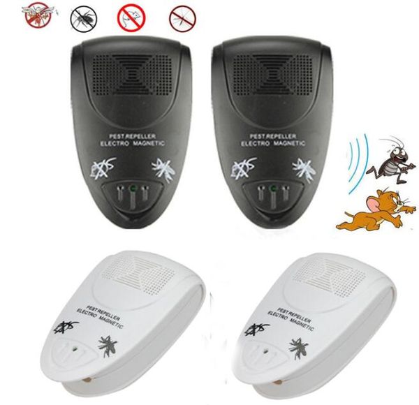 30 pz Ultrasuoni Elettronico Anti Rat Pest Mouse Mouse Bug Flea Zanzara Insetto Repellente Repellente nero Bianco US EU UK Plug