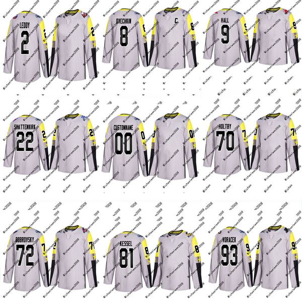 

2018 All-Star Metro Division Jersey 2 Nick Leddy 8 Alex Ovechkin 8 Zach Werenski 9 Taylor Hall 22 Kevin Shattenkirk Custom Hockey Jerseys