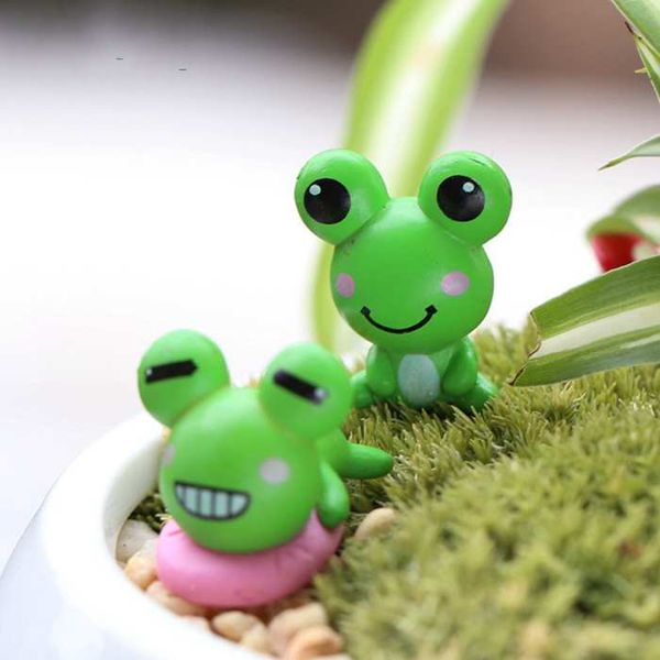 

miniature cute frog big eye frog diy material doll accessories bonsai handicraft moss terrarium micro landscape fairy garden deskzakka