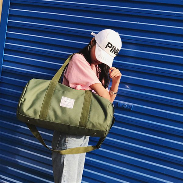 

good quality boys & girls handbags shoulder bag outdoors women's duffel bag exercise gym travel luggage bags oxford cloth dhl/fedex shi