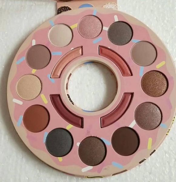 Em estoque jenner 16Color Sombra Donuf Shop Palette com me levar em férias pressionadas pó pó paleta de sombra dhl freeshipping